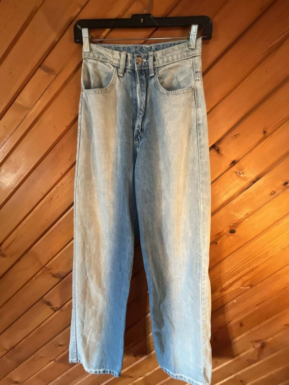 Merge High Waisted Baggy Light Wash Jeans